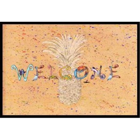 Carolines Treasures Carolines Treasures 8559-MAT Pineapple Indoor Or Outdoor Mat - 18 x 27 in. 8559-MAT